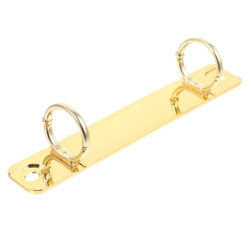 Gogogmee Metall Bindemechanismus für Notizbücher Robuster Lose Binder Einfach zu Öffnen und Schließen Flexibel für DIY Ringbuch Ersatz für Büro Projektorganisation Goldfarben O form Gogogmee Metall Bindemechanismus für Notizbücher Robuster Lose Binder Einfach zu Öffnen und Schließen Flexibel für DIY Ringbuch Ersatz für Büro Projektorganisation Goldfarben O form von Gogogmee
