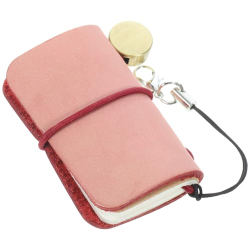 Gogogmee Mini Notizblock Handliches Notizbuch aus Matte Wachs Leder in Weinrot Schulbedarf Schreibwaren für Büroangestellte und Schüler und Tragbar für Zuhause und Büro Gogogmee Mini Notizblock Handliches Notizbuch aus Matte Wachs Leder in Weinrot Schulbedarf Schreibwaren für Büroangestellte und Schüler und Tragbar für Zuhause und Büro von Gogogmee