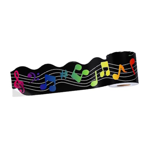 Gogogmee Musik Bordürenaufkleber Selbstklebend Gerollter Randbesatz für Pinnwand und Tafel Schnittfest Vielseitig für Klassenzimmer Büro Zuhause Dekorative Musik Motivgestaltung Gogogmee Musik Bordürenaufkleber Selbstklebend Gerollter Randbesatz für Pinnwand und Tafel Schnittfest Vielseitig für Klassenzimmer Büro Zuhause Dekorative Musik Motivgestaltung von Gogogmee