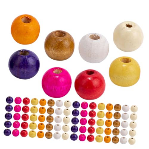 Gogogmee Natürliche Holzperlen Lose Beads für DIY Schmuckherstellung Bastelperlen für Armbänder Halsketten Rustikale Farbige Holzperlen Gogogmee Natürliche Holzperlen Lose Beads für DIY Schmuckherstellung Bastelperlen für Armbänder Halsketten Rustikale Farbige Holzperlen von Gogogmee