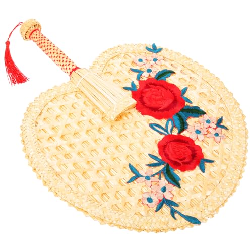 Gogogmee Natürlicher Chinesischer Handfächer Gewebter Bambusfächer Vintage-stil Fächer Dekorativer Fächer Für Zuhause Sommerfächer Für Partys Und Strände Gogogmee Natürlicher Chinesischer Handfächer Gewebter Bambusfächer Vintage-stil Fächer Dekorativer Fächer Für Zuhause Sommerfächer Für Partys Und Strände von Gogogmee