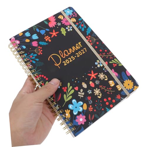 Gogogmee Notizbuch Planer Spiralbindung Kalender Notizblock Tintenresistent Tagesplaner Für Büro Studium Terminorganisation Tragbar Stilvoll von Gogogmee