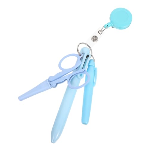 Gogogmee Nurse Pen mit Einziehbarem Badge Reel Clip Textmarker Kugelschreiber und Faltbarer Schere Flexibles Verstellbares Zubehör für Ärzte und Pflegepersonal im und Büro Gogogmee Nurse Pen mit Einziehbarem Badge Reel Clip Textmarker Kugelschreiber und Faltbarer Schere Flexibles Verstellbares Zubehör für Ärzte und Pflegepersonal im und Büro von Gogogmee