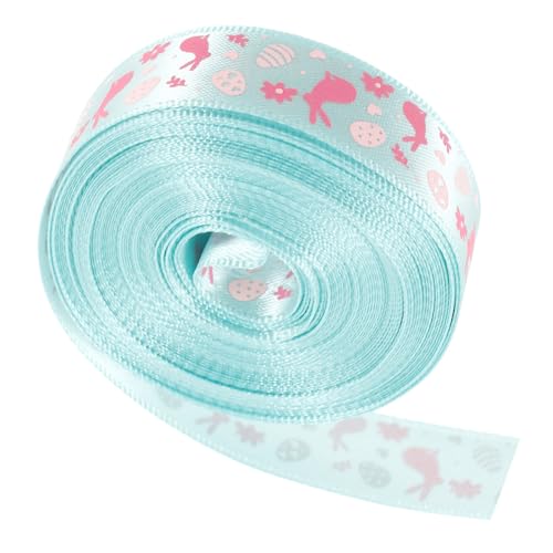 Gogogmee Osterband mit Hasen und Eierdruck Breit Geschenkband für Geschenkverpackung DIY Bastelband für Osterdeko Party und Wohnraumgestaltung Gogogmee Osterband mit Hasen und Eierdruck Breit Geschenkband für Geschenkverpackung DIY Bastelband für Osterdeko Party und Wohnraumgestaltung von Gogogmee