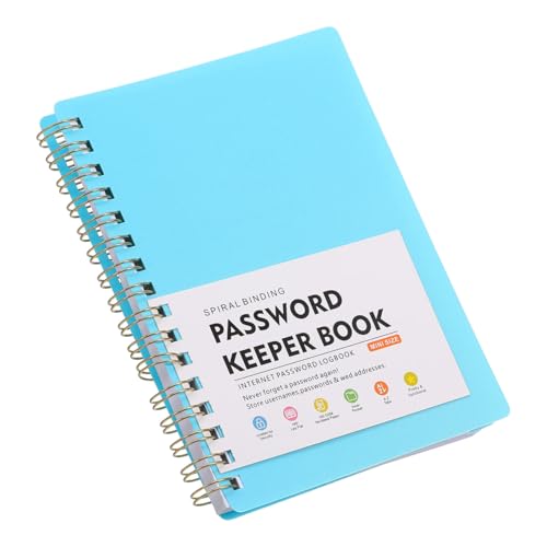 Gogogmee Passwortbuch mit Spiralbindung und Alphabetischen Tabs Hardcover Passwort Organizer für Senioren Sicheres Notizbuch für Website Logins und Passwörter Vielseitiges Adress und Gogogmee Passwortbuch mit Spiralbindung und Alphabetischen Tabs Hardcover Passwort Organizer für Senioren Sicheres Notizbuch für Website Logins und Passwörter Vielseitiges Adress und von Gogogmee