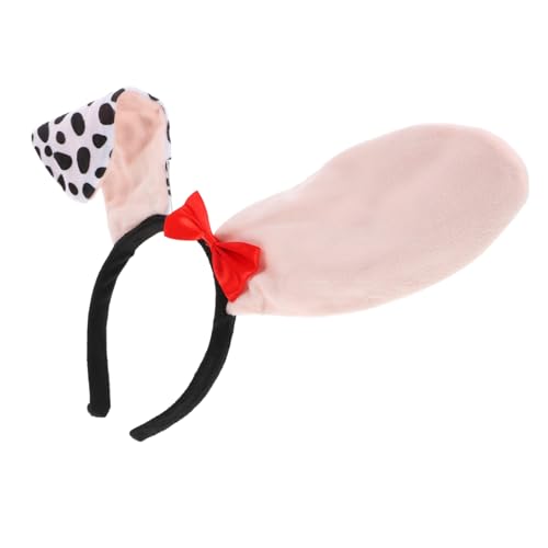 Gogogmee Plüsch Dalmatiner Hundeohren Stirnband mit Formbaren Draht Verstellbares Tierhaarband für Damen und Mädchen Niedliches Cosplay Kostüm Zubehör für Halloween und Party Gogogmee Plüsch Dalmatiner Hundeohren Stirnband mit Formbaren Draht Verstellbares Tierhaarband für Damen und Mädchen Niedliches Cosplay Kostüm Zubehör für Halloween und Party von Gogogmee