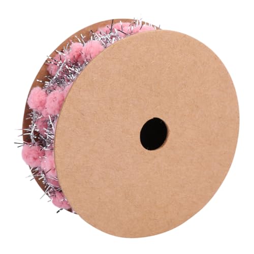 Gogogmee Pompom Dekoband mit Draht Glitter Geschenkband in Party und Weihnachtsbaumdeko Langlebiges Bastelband für Festliche DIY Projekte und Geschenkverpackung von Gogogmee