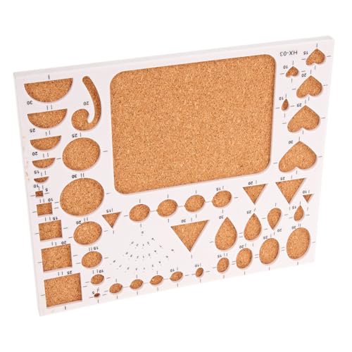 Gogogmee Präzises DIY Paper Quilling Template aus Langlebigem Kork Vielseitiges Quilling Board für Kreative Papierkunst Handlich und Robust für Anfänger und Profis Mobiles Bastelwerkzeug Gogogmee Präzises DIY Paper Quilling Template aus Langlebigem Kork Vielseitiges Quilling Board für Kreative Papierkunst Handlich und Robust für Anfänger und Profis Mobiles Bastelwerkzeug von Gogogmee