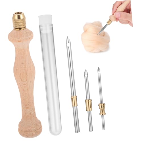 Gogogmee Punch Needle mit Ergonomischem Buchenholzgriff Abnehmbare Edelstahlnadeln Ersatznadeln Punch Needle Tool für Präzises Sticken für Anfänger und Vielseitige Textilgestaltung Gogogmee Punch Needle mit Ergonomischem Buchenholzgriff Abnehmbare Edelstahlnadeln Ersatznadeln Punch Needle Tool für Präzises Sticken für Anfänger und Vielseitige Textilgestaltung von Gogogmee