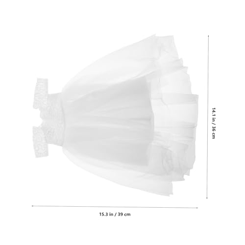 Gogogmee Puppen Hochzeitskleid aus Polyester Elegantes Brautkleid mit Feiner Verarbeitung Weiches Langlebiges Puppenkleid für Sammler und Spiel Kleidung für Amerikanische Mädchen Puppen Gogogmee Puppen Hochzeitskleid aus Polyester Elegantes Brautkleid mit Feiner Verarbeitung Weiches Langlebiges Puppenkleid für Sammler und Spiel Kleidung für Amerikanische Mädchen Puppen von Gogogmee