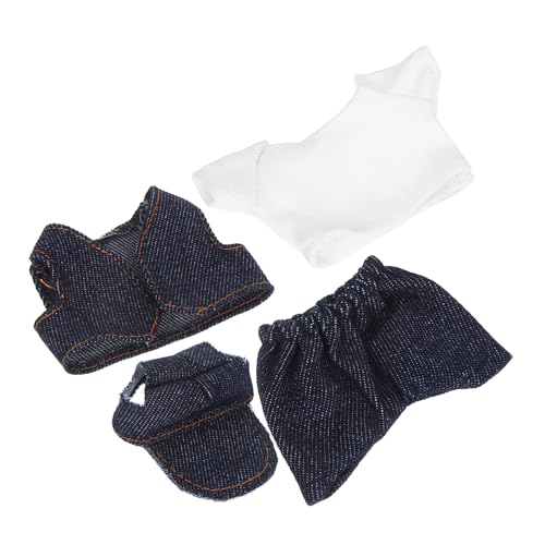 Gogogmee Puppenkleidung Set Plüsch Tier Outfit T Shirt Hose Weste Weiche Stoffe Einfach Ausziehen Für Puppen Und Dollhouse Dekoration Gogogmee Puppenkleidung Set Plüsch Tier Outfit T Shirt Hose Weste Weiche Stoffe Einfach Ausziehen Für Puppen Und Dollhouse Dekoration von Gogogmee