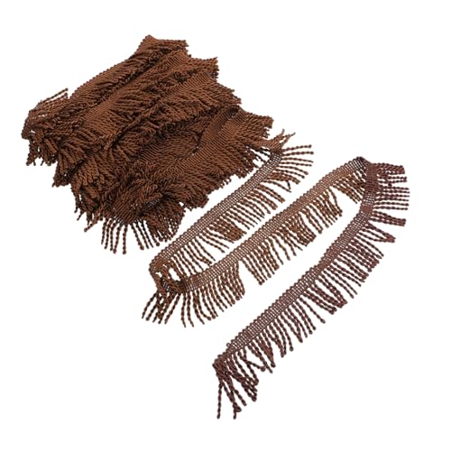 Gogogmee Quasten Borte für Vorhänge DIY Nähmaterial Dekorative Fransen für Gardinen Kissen Kleidung und Heimtextilien Anpassbar Tiefes Kaffeebraun Gogogmee Quasten Borte für Vorhänge DIY Nähmaterial Dekorative Fransen für Gardinen Kissen Kleidung und Heimtextilien Anpassbar Tiefes Kaffeebraun von Gogogmee