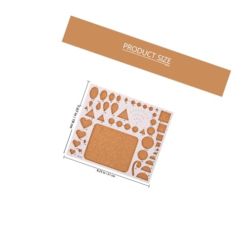 Gogogmee Quilling Vorlageboard Kork Stabiles Rostfreies DIY Bastelwerkzeug Präzise Schablone für Papierquilling für Anfänger und Handarbeiten von Gogogmee