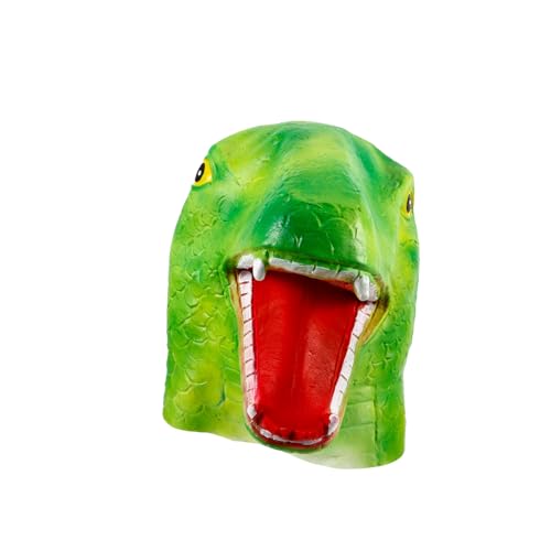 Gogogmee Realistische Schlange Kopf Dekorative Kopfbedeckung Lustige Tiermaske für Halloween Kostüm Karneval Cosplay und Party Auffälliges Festival Accessoire von Gogogmee