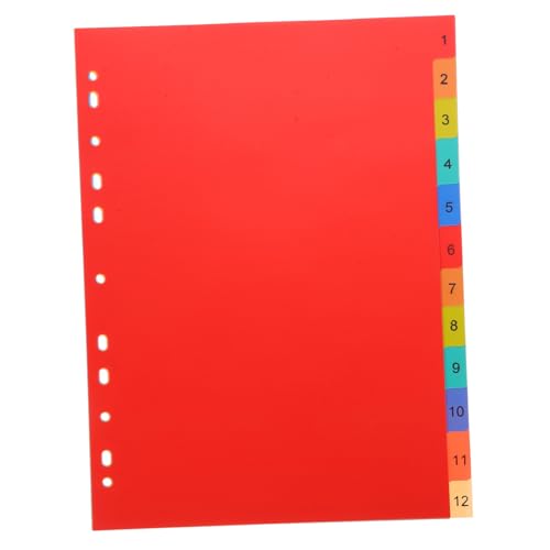 Gogogmee Registerblätter Farbig Abheftbar Langlebige Pp notizbuch teiler mit Abnehmbaren Reitern für Schnellhefter für Schule Büro und Organisation Gogogmee Registerblätter Farbig Abheftbar Langlebige Pp notizbuch teiler mit Abnehmbaren Reitern für Schnellhefter für Schule Büro und Organisation von Gogogmee