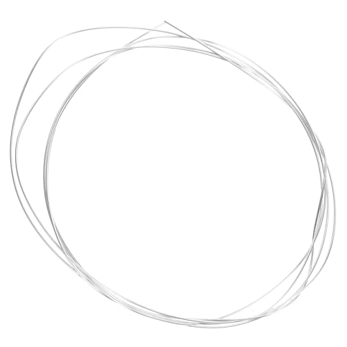 Gogogmee Reiner Silberdraht Schmuckdraht für DIY Ringe Armbänder Halsketten Hypoallergen Langlebig für Schmuckherstellung und Bastelprojekte von Gogogmee