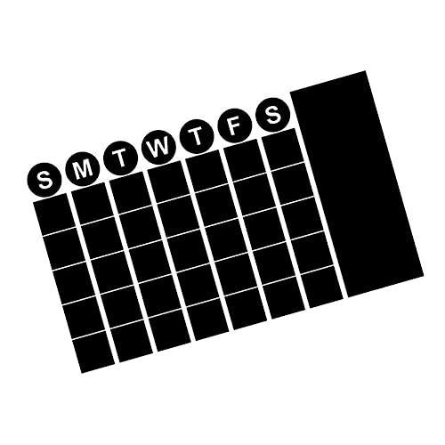 Gogogmee Removierbarer Kreidetafel Wandsticker Kalender Design Selbstklebend Wiederverwendbarer Wandaufkleber für Büro Schlafzimmer und Schule Praktische Plan und Notiztafel Gogogmee Removierbarer Kreidetafel Wandsticker Kalender Design Selbstklebend Wiederverwendbarer Wandaufkleber für Büro Schlafzimmer und Schule Praktische Plan und Notiztafel von Gogogmee