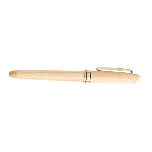 Gogogmee Retro Füllfederhalter aus Holz Eleganter Kalligraphiestift für Geschäftliche Anwendungen Kreative Designs und Sanftes Schreiben mit für Unterwegs von Gogogmee