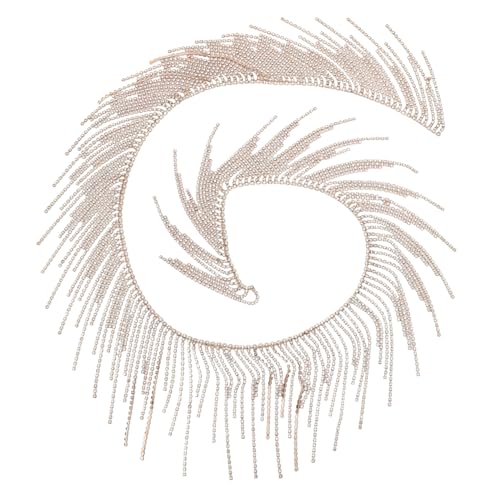 Gogogmee Rhinestone Quaste Kette Diy Dekoration Strass für Projekte Hochzeitskleider Handwerk und Accessoires von Gogogmee