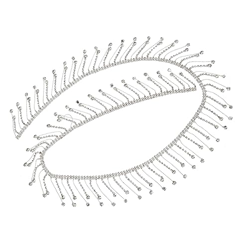 Gogogmee Rhinestone Tassel Chain Hochwertige Strass Kette für Diy Bastelprojekte Dekorative Applikationen für Kleidung Hochzeiten und Accessoires Gogogmee Rhinestone Tassel Chain Hochwertige Strass Kette für Diy Bastelprojekte Dekorative Applikationen für Kleidung Hochzeiten und Accessoires von Gogogmee