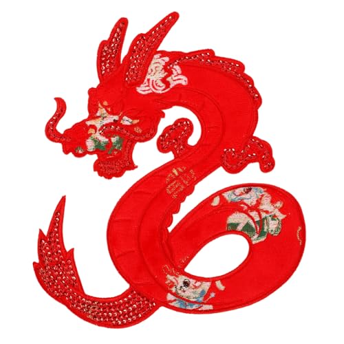Gogogmee Roter Drachen Aufnäher zum Aufnähen und Aufbügeln Bestickter Applikationspatch für Kleidung Jacken Jeans und Rucksäcke Dekorativ Reparieren Geeignet Langlebig und Farbenfroh Gogogmee Roter Drachen Aufnäher zum Aufnähen und Aufbügeln Bestickter Applikationspatch für Kleidung Jacken Jeans und Rucksäcke Dekorativ Reparieren Geeignet Langlebig und Farbenfroh von Gogogmee