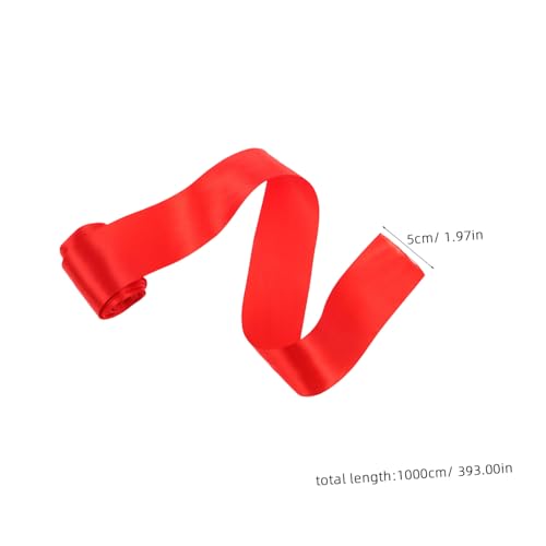 Gogogmee Rotes Satinband Ziellinie Laufband Polyester Strap Hohe Sichtbarkeit Marathon Rennen Sportveranstaltungen Gogogmee Rotes Satinband Ziellinie Laufband Polyester Strap Hohe Sichtbarkeit Marathon Rennen Sportveranstaltungen von Gogogmee