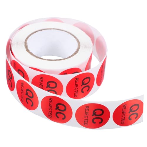 Gogogmee Runde Qc Qualitätskontrollaufkleber mit Zuverlässigem Haftpapier Schwarze Selbstklebende Inspektionsetiketten für Lagerbestände und Produktprüfungen Vielseitig für Gogogmee Runde Qc Qualitätskontrollaufkleber mit Zuverlässigem Haftpapier Schwarze Selbstklebende Inspektionsetiketten für Lagerbestände und Produktprüfungen Vielseitig für von Gogogmee