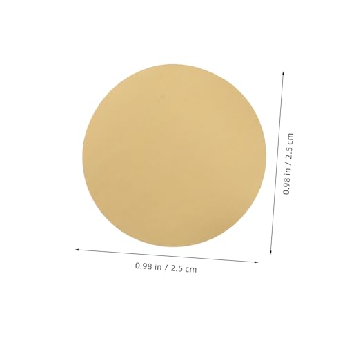 Gogogmee Runde Scratch Off Aufkleber Goldfolie DIY Rubbel etiketten für Party Gewinnspiele Basteln Familie Spaß von Gogogmee