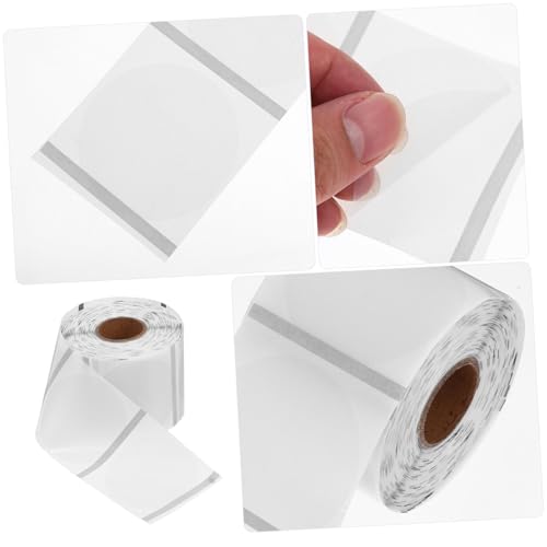 Gogogmee Runde hitzebeständige Etiketten Selbstklebend Langlebig PVC Material Vielseitig für Versand Post Aufkleber Beschriftung Büro und Haushalt von Gogogmee