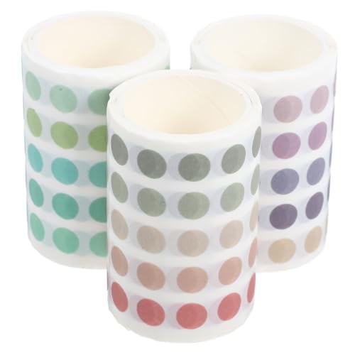 Gogogmee Schickes Stickerband Runde Washi-aufkleber Selbstklebende Punkte Für Journale Planer Scrapbooking Umschläge von Gogogmee