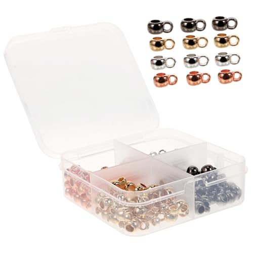 Gogogmee Schmuck Bügelperlen Bunte Abstandsperlen für DIY Armbänder und Schmuckherstellung Langlebige Kunststoffperlen für Kreative Bastelprojekte von Gogogmee