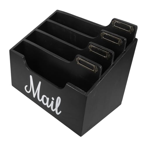 Gogogmee Schreibtisch Organizer aus Holz Multifunktionaler Briefhalter mit Fächern Handpolierte Oberfläche Robust und Langlebig für Papier Dokumente und Büromaterial Schwarz Gogogmee Schreibtisch Organizer aus Holz Multifunktionaler Briefhalter mit Fächern Handpolierte Oberfläche Robust und Langlebig für Papier Dokumente und Büromaterial Schwarz von Gogogmee