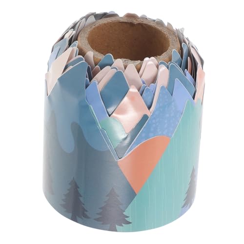 Gogogmee Schul Tafelrahmen Sticker Selbstklebende Dekorative Pinnwand Umrandung Bewegliches Bergmotiv Vielseitig für Klassenzimmer Party und Feiertagsdeko Hochwertige Border Trim Gogogmee Schul Tafelrahmen Sticker Selbstklebende Dekorative Pinnwand Umrandung Bewegliches Bergmotiv Vielseitig für Klassenzimmer Party und Feiertagsdeko Hochwertige Border Trim von Gogogmee