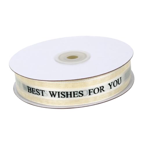 Gogogmee Seidenband Hochwertiges Geschenkband für Hochzeit Partydekoration DIY Bastelprojekte Strapazierfähig und Vielseitig für Geschenkverpackungen und Blumengestecke von Gogogmee