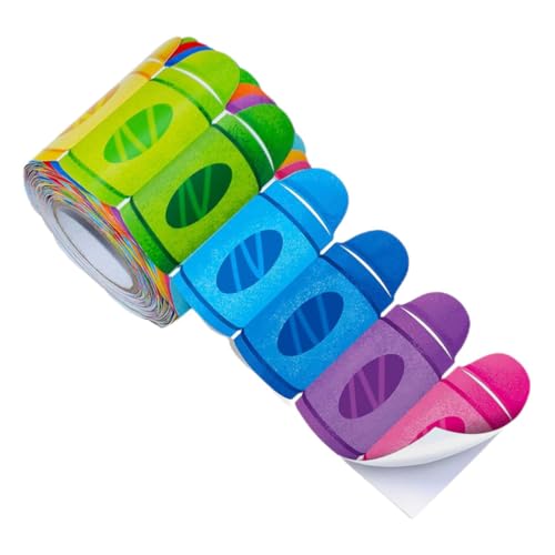 Gogogmee Selbstklebende Bulletin Board Border Sticker Einfache Vielseitige Dekoration für Klassenzimmer Wasserfest Leicht zu Transportieren Geeignet für Tafeln und Verschiedene Oberflächen Gogogmee Selbstklebende Bulletin Board Border Sticker Einfache Vielseitige Dekoration für Klassenzimmer Wasserfest Leicht zu Transportieren Geeignet für Tafeln und Verschiedene Oberflächen von Gogogmee