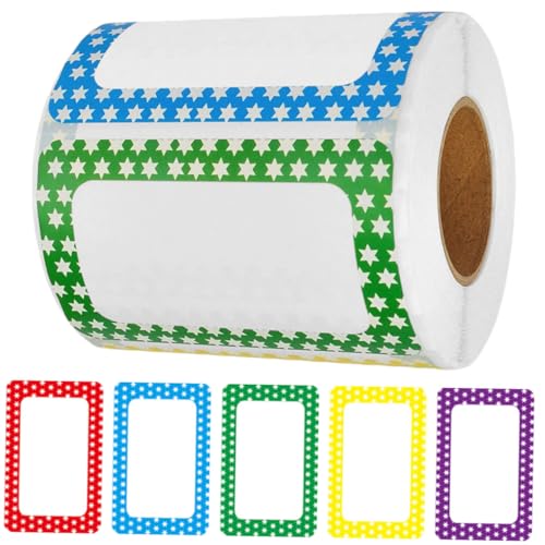 Gogogmee Selbstklebende Bunte Blanko Klebeetiketten Namensschild Aufkleber für Schule Büro Lagerung Farbige Sortierung Langlebig Vielseitig Einsetzbar zum Organisieren und Beschriften Gogogmee Selbstklebende Bunte Blanko Klebeetiketten Namensschild Aufkleber für Schule Büro Lagerung Farbige Sortierung Langlebig Vielseitig Einsetzbar zum Organisieren und Beschriften von Gogogmee