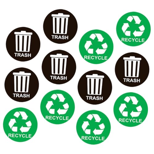 Gogogmee Selbstklebende Wasserdichte Mülltonnen Aufkleber zur Mülltrennung Recycling Abfallbehälter Sticker Wiederverwendbar Klare Kennzeichnung für Restmüll und Recyclingmaterial Gogogmee Selbstklebende Wasserdichte Mülltonnen Aufkleber zur Mülltrennung Recycling Abfallbehälter Sticker Wiederverwendbar Klare Kennzeichnung für Restmüll und Recyclingmaterial von Gogogmee