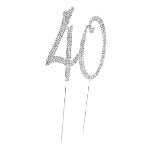 Gogogmee Silberner Zahlen Cake Topper mit Glitzer-rhinestones für Elegante Jubiläen und Geburtstage Vielseitig Einsetzbar für Hochzeiten Firmenfeiern und Partydekoration Luxuriöse Gogogmee Silberner Zahlen Cake Topper mit Glitzer-rhinestones für Elegante Jubiläen und Geburtstage Vielseitig Einsetzbar für Hochzeiten Firmenfeiern und Partydekoration Luxuriöse von Gogogmee