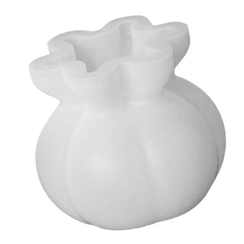 Gogogmee Silikon Blumentopf Form Glücksbeutel Design Langlebige Epoxidharz Gießform für DIY Vase Einfache Entformung Künstlerische Tischdekoration für Zuhause Robustes Silikonmaterial von Gogogmee