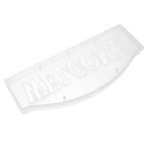 Gogogmee Silikon Gießform für DIY Epoxidharz Welcome Flexible Bastel Form für Wechselbare Willkommensschilder Transparent Leicht zu Entformen Vielseitig für Tischdeko und Handwerk Gogogmee Silikon Gießform für DIY Epoxidharz Welcome Flexible Bastel Form für Wechselbare Willkommensschilder Transparent Leicht zu Entformen Vielseitig für Tischdeko und Handwerk von Gogogmee