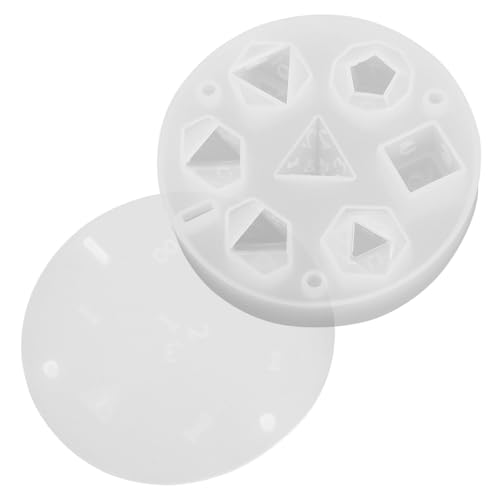 Gogogmee Silikon Würfel Form für Epoxidharz Polyedrisch Würfel mit Scharfen Kanten Hitzebeständig Präzise Kanten für Ausgeglichene Würfe für Rollenspiel Schmuckherstellung DIY Spielwürfel von Gogogmee