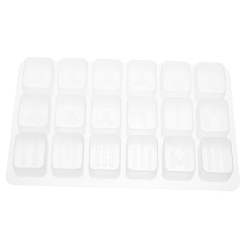 Gogogmee Silikon mahjong form DIY Gießform für Epoxidharz Kreative Flexible Silikonform zum Herstellen Individueller Mahjong spielsteine mit Hoher Haltbarkeit und Vielseitigen von Gogogmee