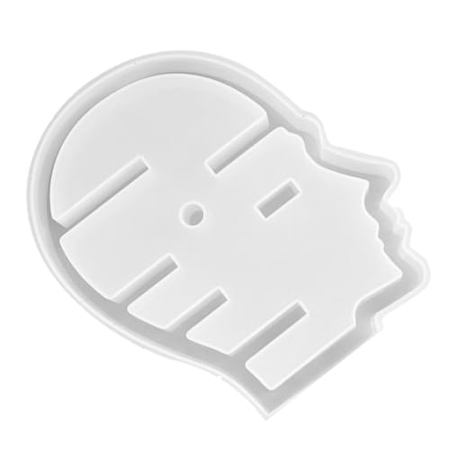 Gogogmee Silikonform Kopf Gießform für DIY Epoxidharz Ornamente Flexible Transparente Form für Individuelle Kopf Dekorationen Antihaftbeschichtet Leicht zu Reinigen für Kreative von Gogogmee