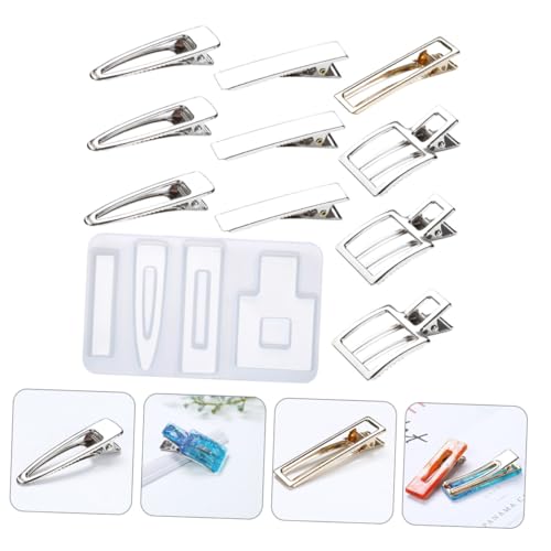 Gogogmee Silikonform Schmuck Gießform für Haarklammern DIY Teiligem Kreativen Langlebigen Bruchfesten Formen für Modische Haarschmuck Damen und Mädchen Gogogmee Silikonform Schmuck Gießform für Haarklammern DIY Teiligem Kreativen Langlebigen Bruchfesten Formen für Modische Haarschmuck Damen und Mädchen von Gogogmee