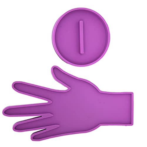 Gogogmee Silikonform Schmuckhalter DIY Gießform mit Sockel Wiederverwendbar Display Ornament für Epoxidharz Schmuckherstellung von Gogogmee