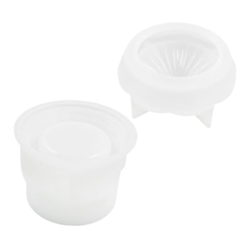 Gogogmee Silikonform für DIY Aufbewahrungsbox Drehkarussell Lebensmittelecht Antihaftbeschichtet Robust und Langlebig für Epoxidharz Bastelbedarf und Individuelle Dekorationen von Gogogmee