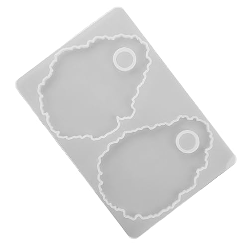 Gogogmee Silikonform für DIY Epoxidharz Tablett Flexible Transparente Gießform für Unregelmäßige Kristall Trays Langlebige Bastelform für Schminktabletts Vielseitig für Kreative DIY von Gogogmee