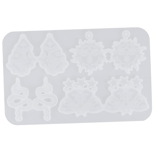 Gogogmee Silikonform für Epoxidharz DIY Schmuckanhänger Flexible Wiederverwendbare Gießform für Ohrringe und Anhänger Praktische Leicht zu Reinigende Silikon gießform für Kreative Gogogmee Silikonform für Epoxidharz DIY Schmuckanhänger Flexible Wiederverwendbare Gießform für Ohrringe und Anhänger Praktische Leicht zu Reinigende Silikon gießform für Kreative von Gogogmee