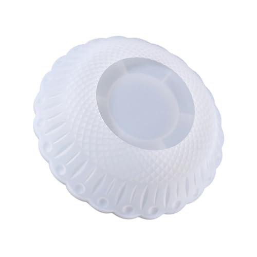 Gogogmee Silikonform für Obsttablett DIY Wasserfestes Resin Gießform Snack Schale mit Großem Spitzenmuster für Individuelle Lebensmittel Servierteller und Aufbewahrungsplatten von Gogogmee