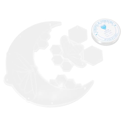 Gogogmee Silikonform für Resin Kunsthandwerk Mond Biene Anhänger Gießform DIY Flexible Langlebige Epoxidharz Gussform für Dekorative Schmuckherstellung und Individuelle Bastelprojekte Gogogmee Silikonform für Resin Kunsthandwerk Mond Biene Anhänger Gießform DIY Flexible Langlebige Epoxidharz Gussform für Dekorative Schmuckherstellung und Individuelle Bastelprojekte von Gogogmee
